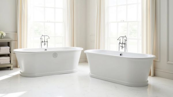 Quel choix face à des baignoires sur pied sécurisées ?